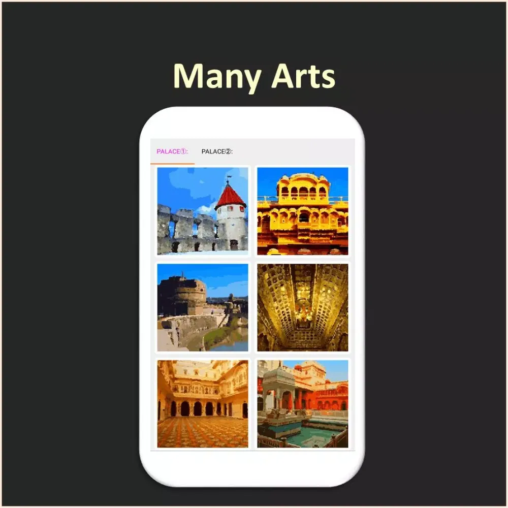 Color by Number - palace Screenshots