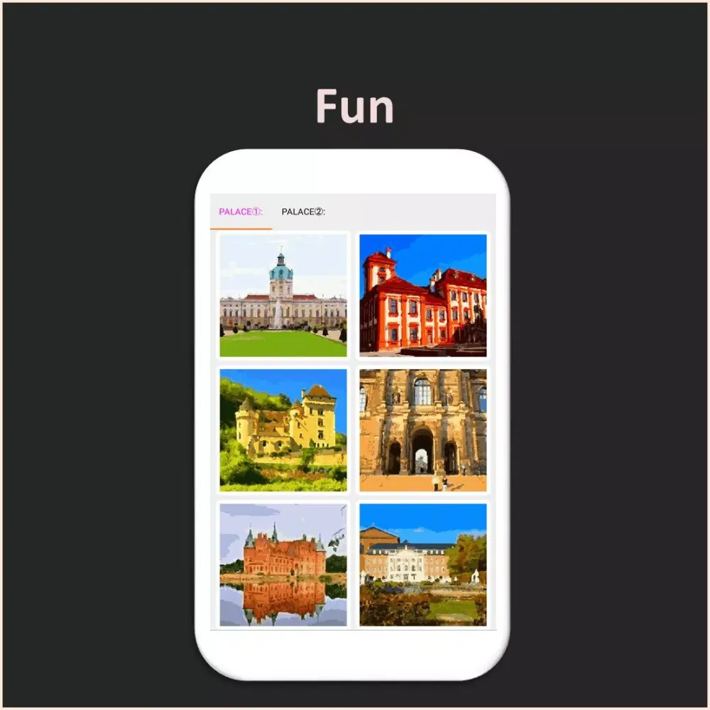Color by Number - palace Screenshots