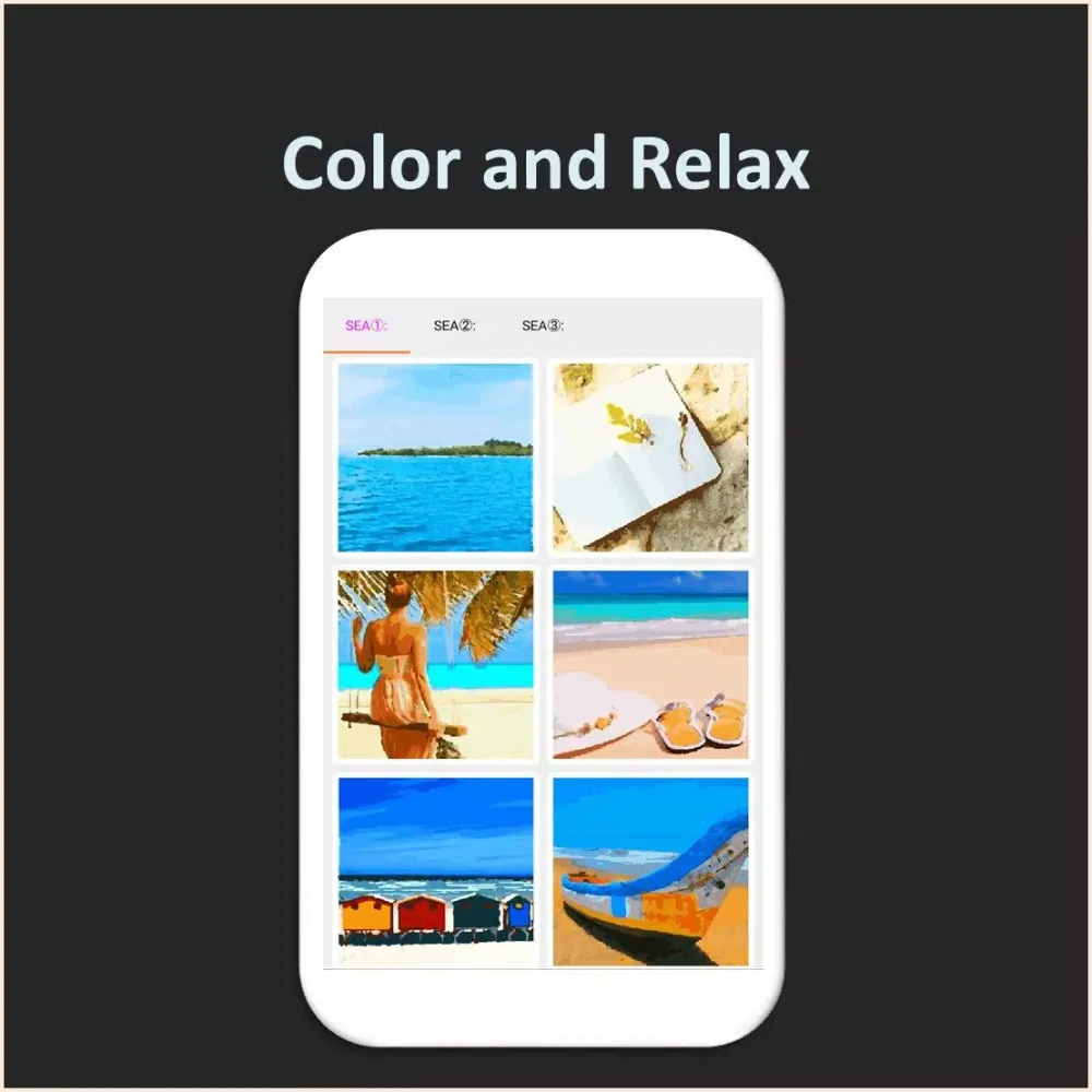ภาพหน้าจอของ Color by Number - sea