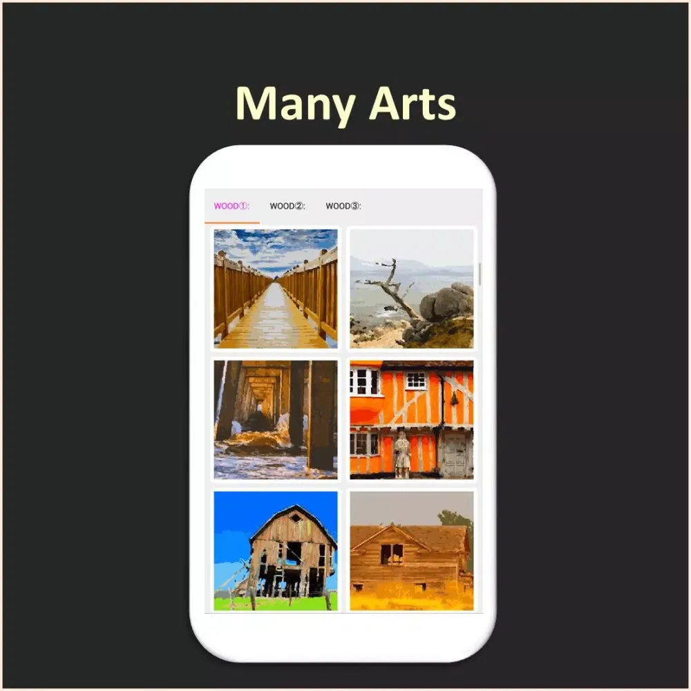 Color by Number - wood Screenshots