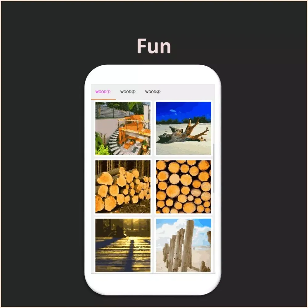 Color by Number - wood Screenshots