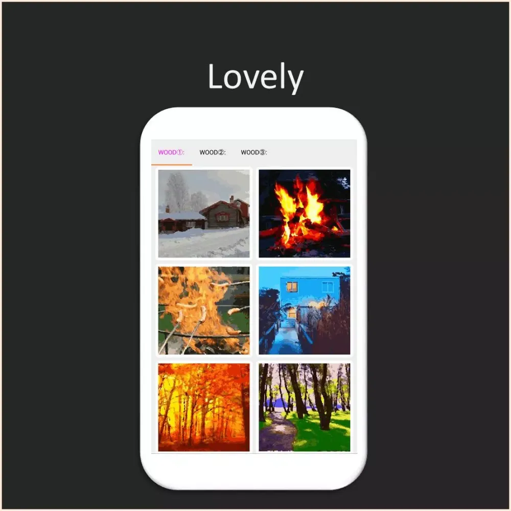 Color by Number - wood Screenshots