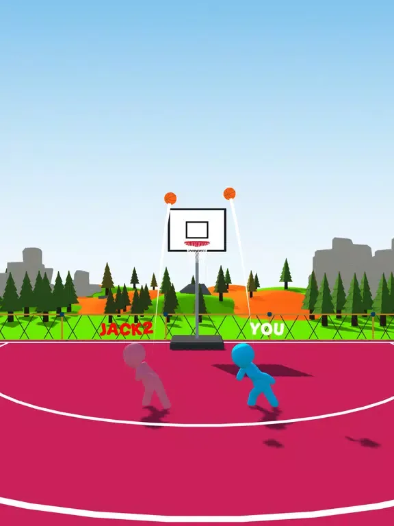Basket Frenzy: Throw to Score iPad  स्क्रीनशॉट
