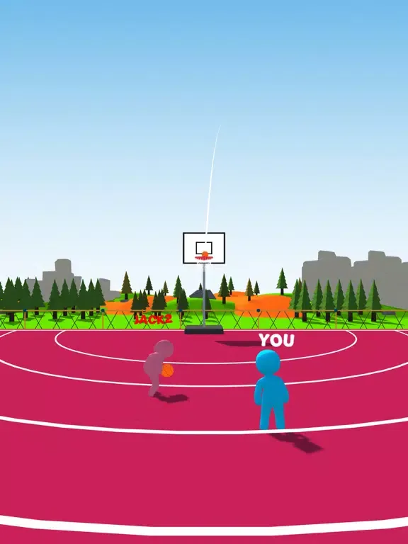 Basket Frenzy: Throw to Score iPad  स्क्रीनशॉट