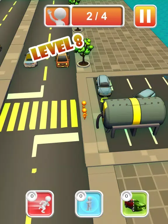 Stickman Road Crossing iPad  স্ক্রিনশট