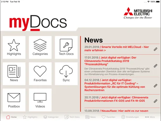 myDocs iPad  Screenshots