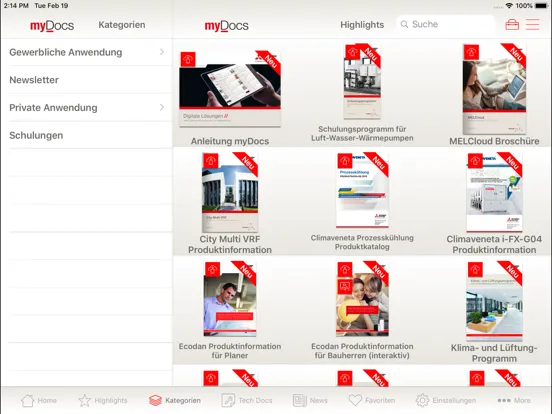 myDocs iPad  Screenshots