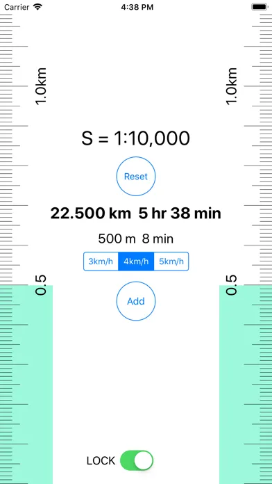 MapRuler for paper map スクリーンショット