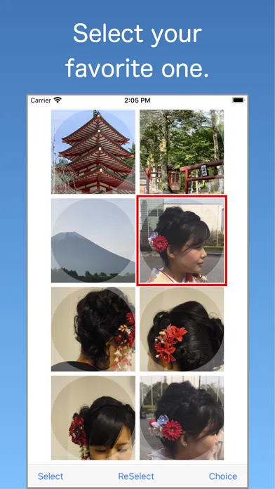 Tangkapan skrin SNS Profile Image maker
