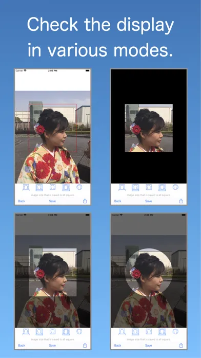 Tangkapan skrin SNS Profile Image maker