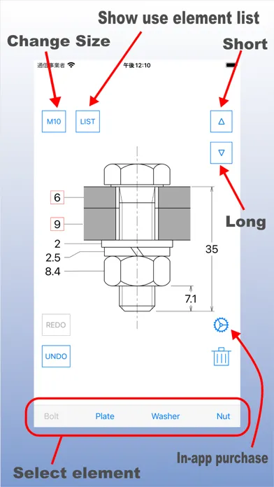 Zrzuty ekranu Bolt Length - (Nominal Length)