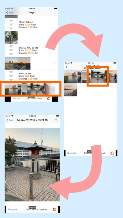 Скриншоты Travel - Photos & Steps