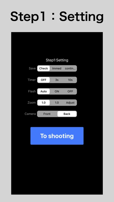 Screenshot di Camera - Take photos in 3steps