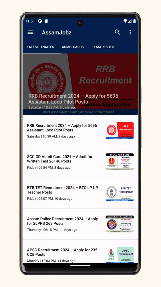 AssamJobz.Com - Assam Job News應用截圖