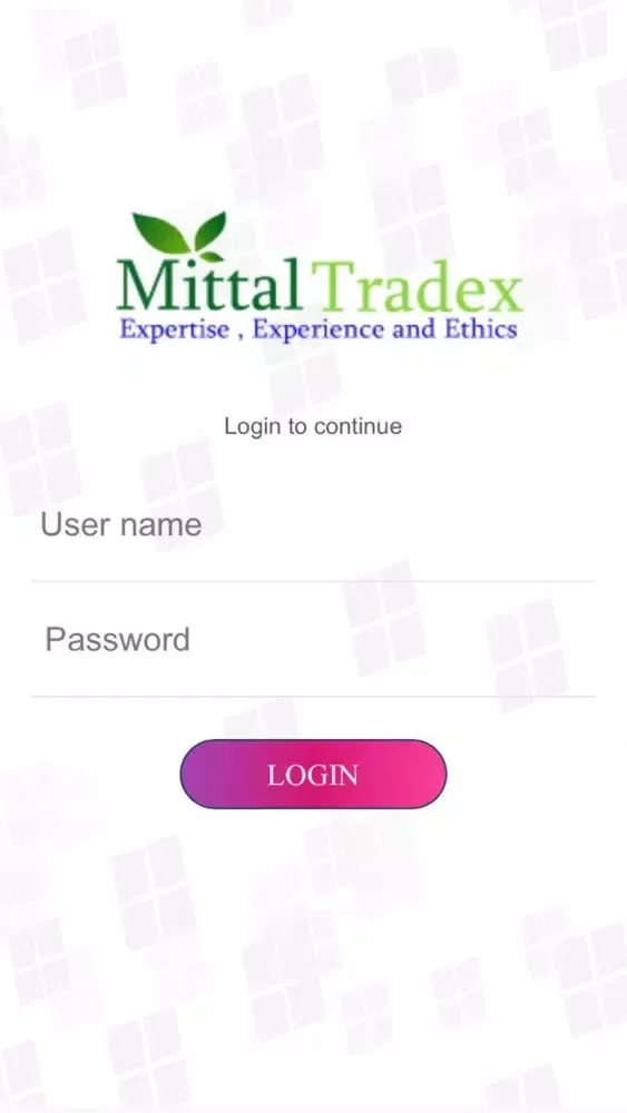 ภาพหน้าจอของ MITTAL TRADEX