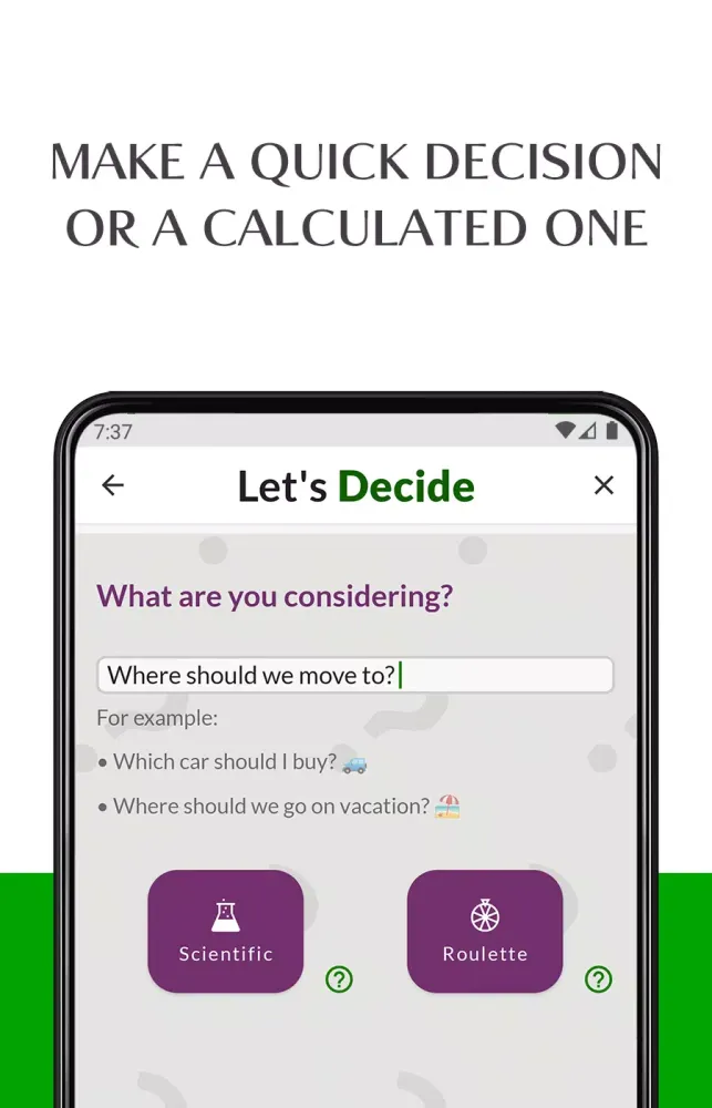 Choice Pro - Decision Maker Screenshots