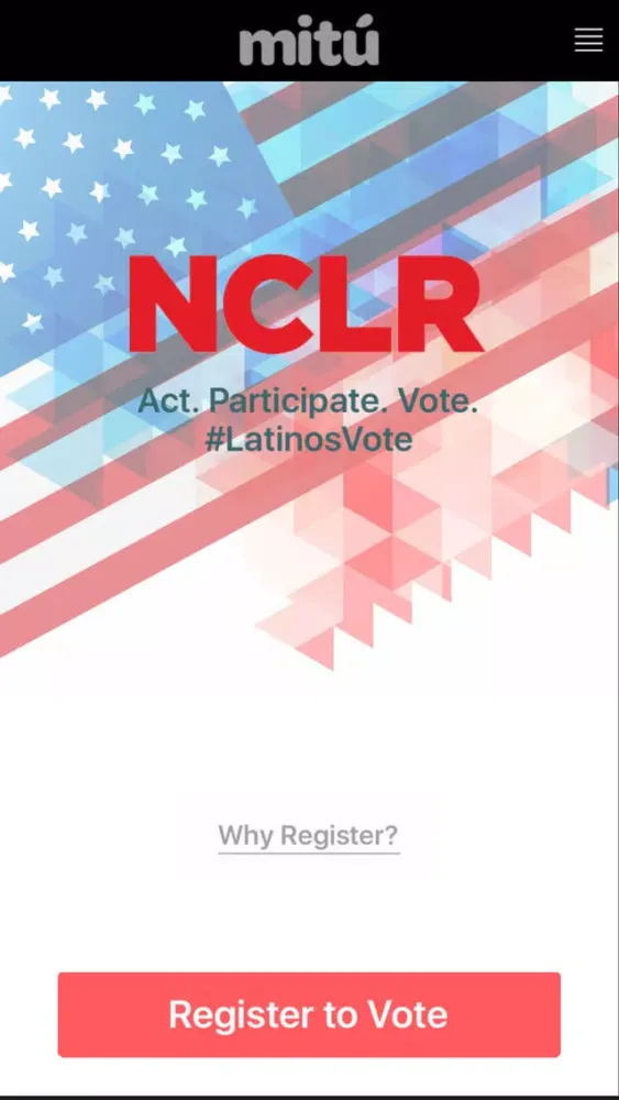 Ảnh chụp màn hình của Latinos Vote