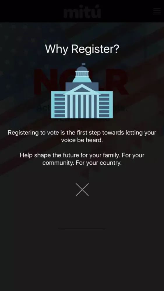 Ảnh chụp màn hình của Latinos Vote