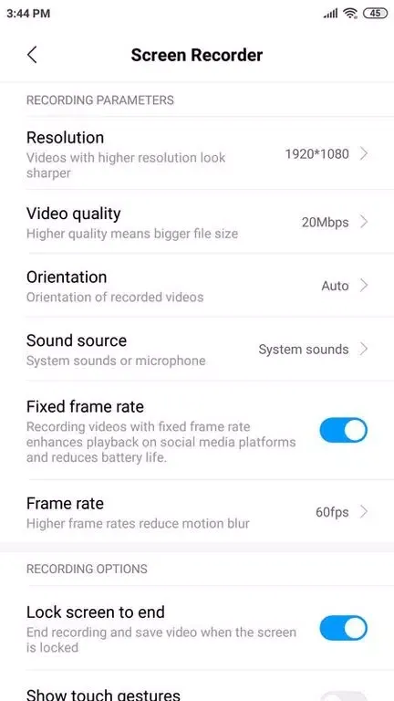 Screen Recorder应用截图
