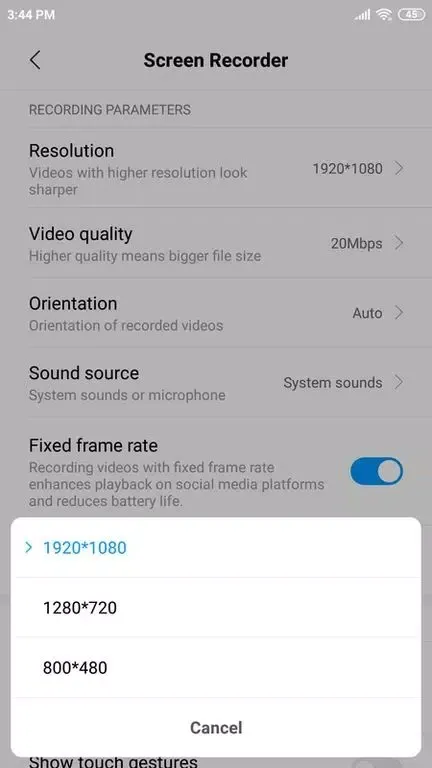 Screen Recorder应用截图