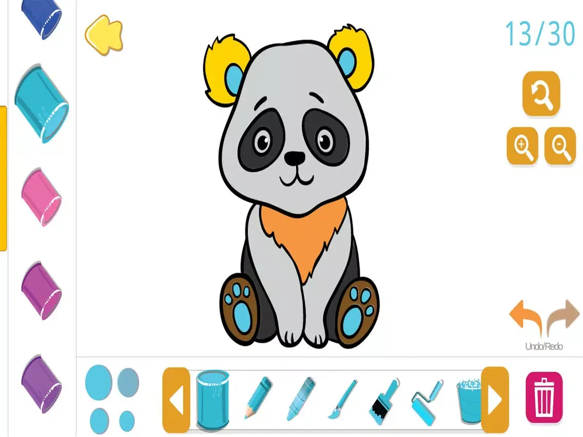 Paint Fun Quiet Kid iPad 应用截图