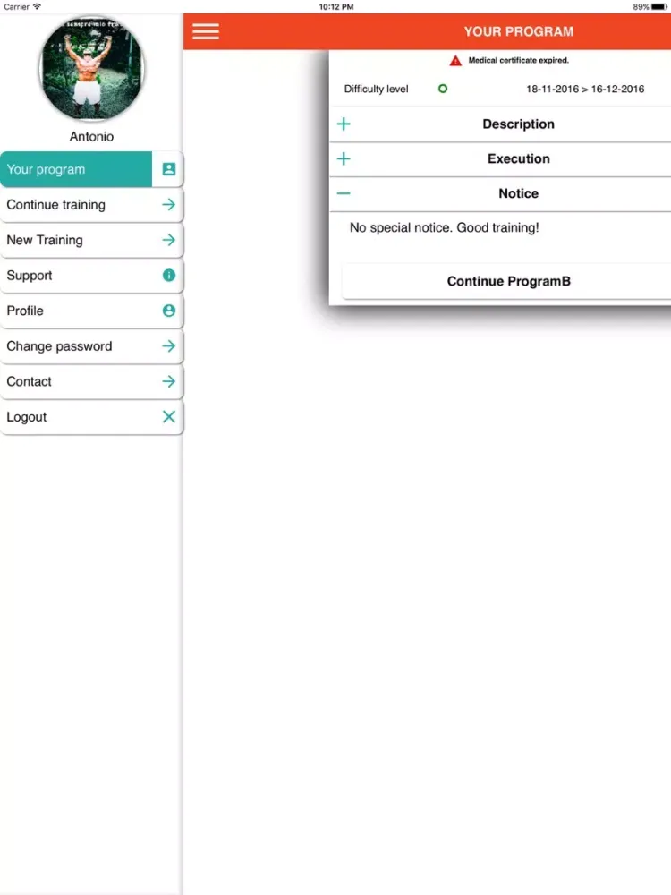 Epoque Fitness LabbyGym iPad  Screenshots