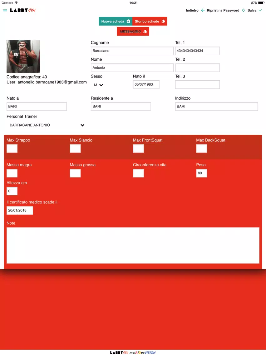Epoque Fitness PT LabbyGym iPad  Screenshots