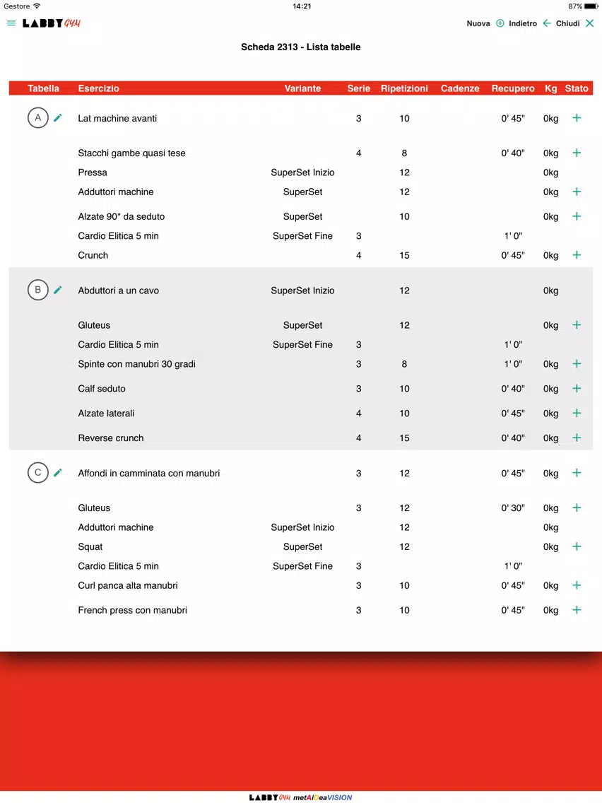 Epoque Fitness PT LabbyGym iPad  Screenshots