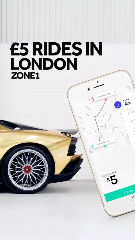 Zrzuty ekranu miwhip : Minicab Travel App
