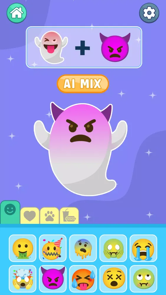 AI Mix Emoji Screenshots