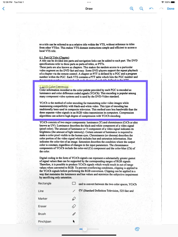 Tangkapan skrin MDScan + OCR iPad 
