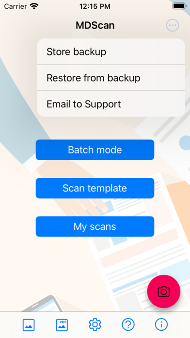 Tangkapan layar MDScan + OCR