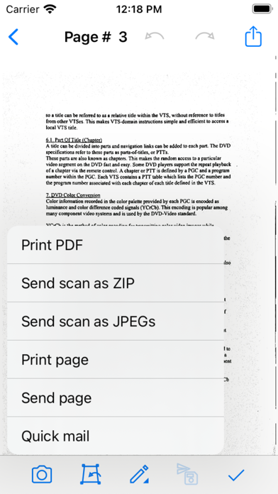 Tangkapan layar MDScan + OCR