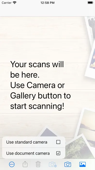 Capturas de tela do Mobile Photo Scanner Pro