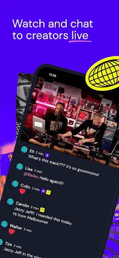 Captures d'écran de Mixcloud - Music, Mixes & Live