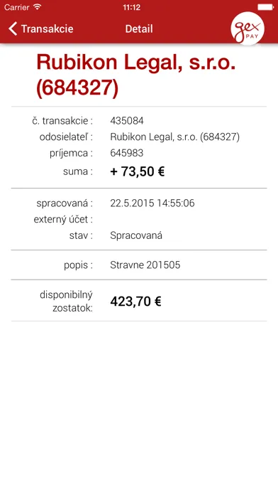 Tangkapan layar Gexpay - Digital mobile wallet