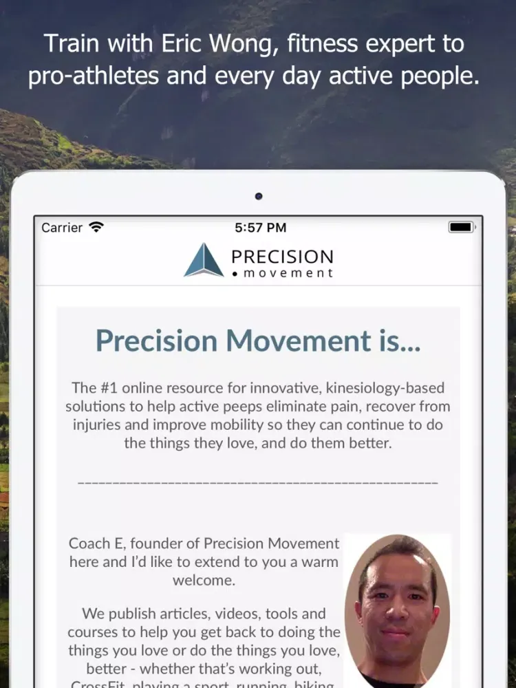 Zrzuty ekranu Precision Movement Coach iPad 