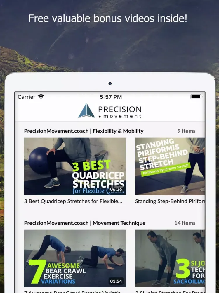 Zrzuty ekranu Precision Movement Coach iPad 