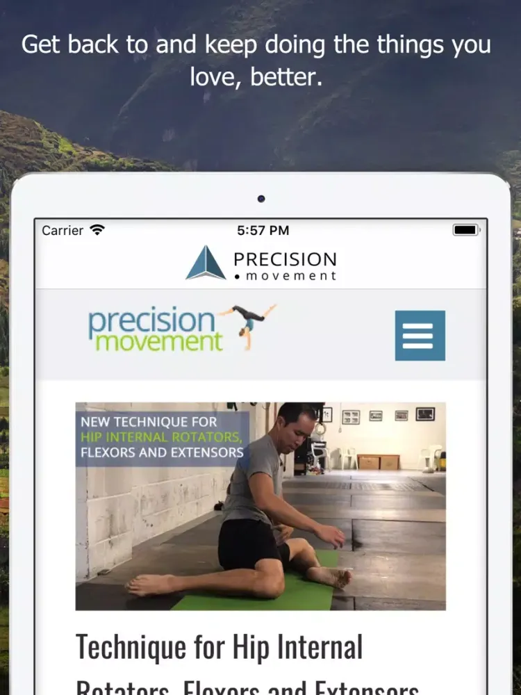 Zrzuty ekranu Precision Movement Coach iPad 