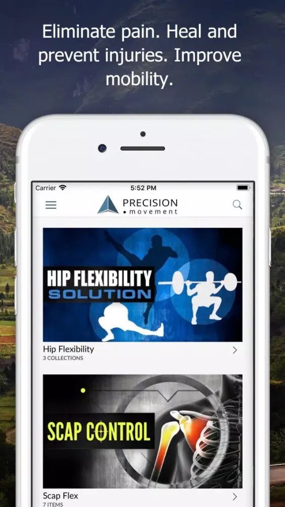 Zrzuty ekranu Precision Movement Coach