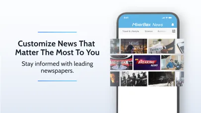 تصاویر MixerBox Breaking News Alerts
