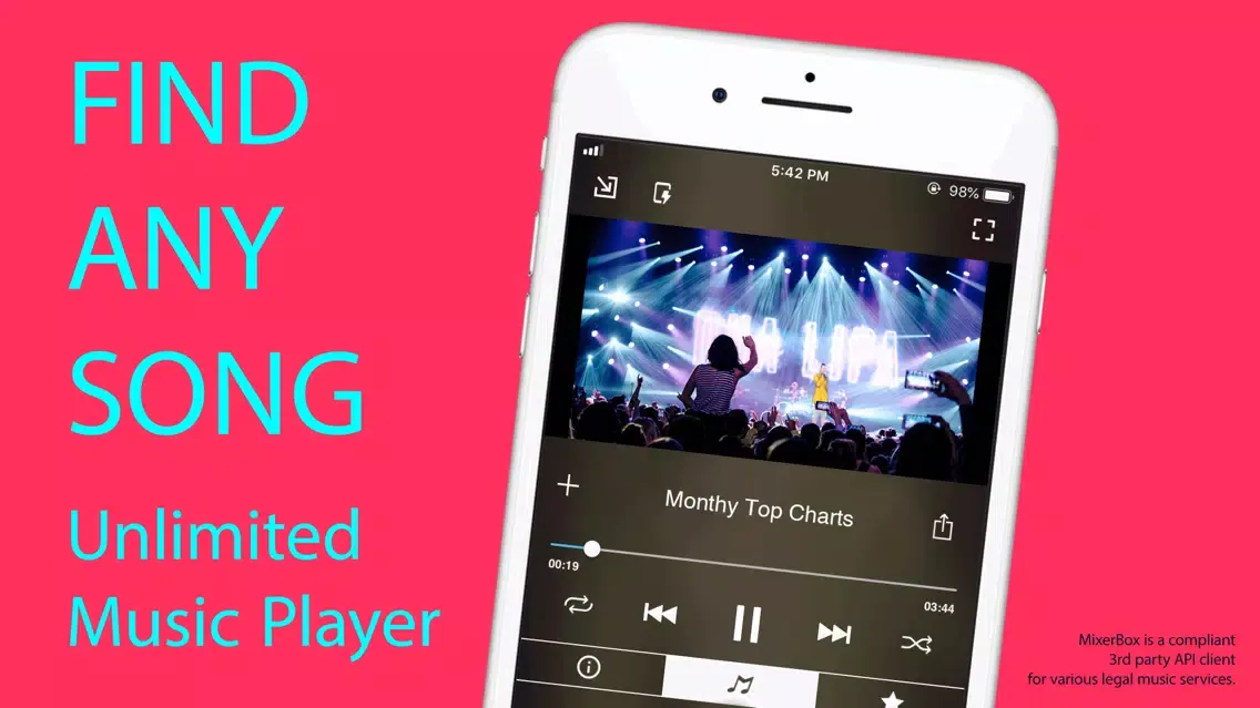 Tangkapan skrin Unlimited Music MP3 Player