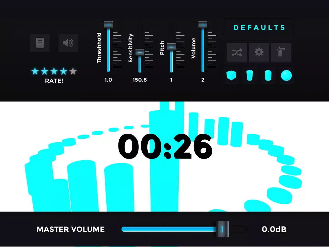 Super Hearing: Voices Recorder iPad  스크린샷