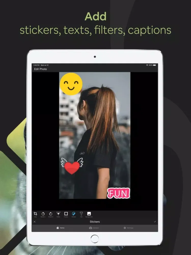 Capturas de tela do Picy: Easy Photo Editor Studio iPad 