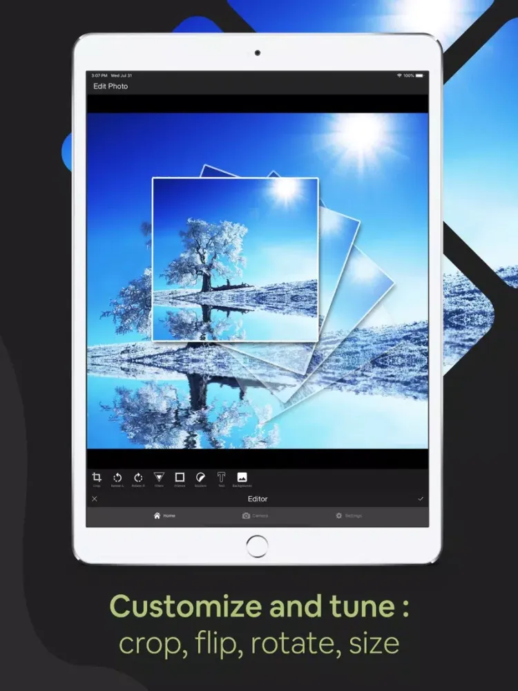 Capturas de tela do Picy: Easy Photo Editor Studio iPad 