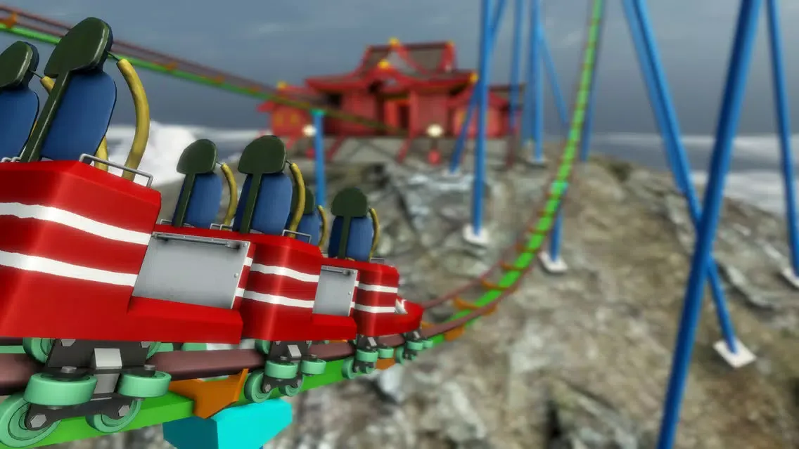 Скриншоты Roller Coaster Himalayas VR