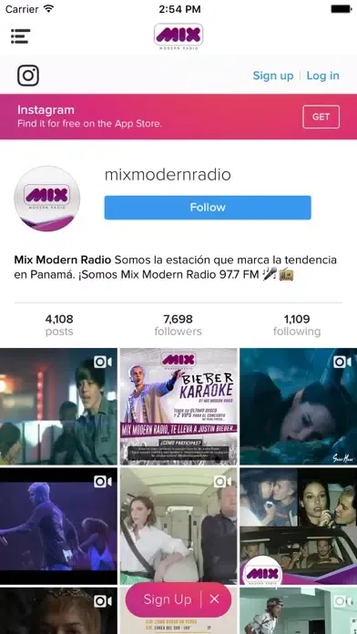 Zrzuty ekranu MIX RADIO