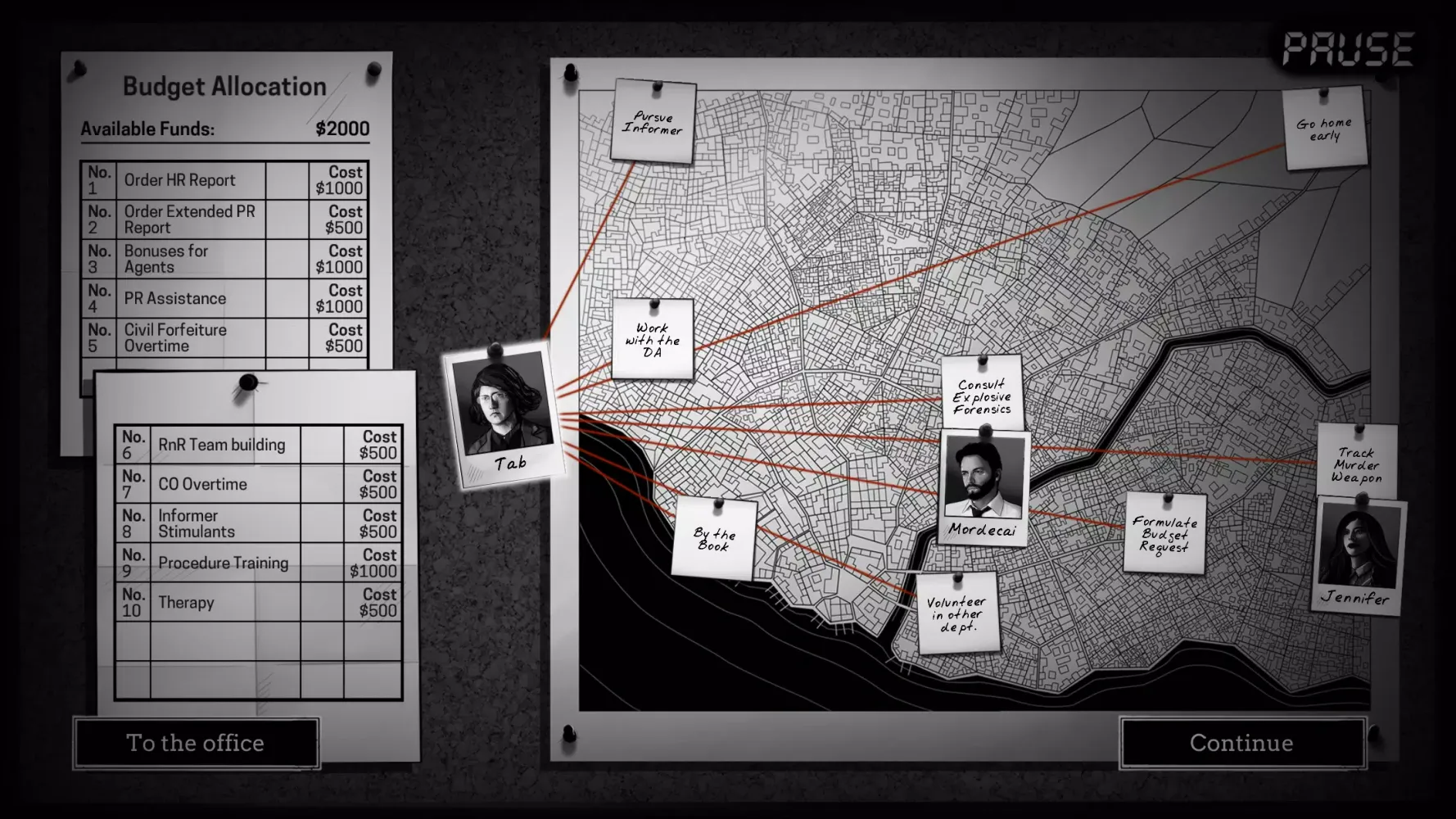 Screenshot di Interrogation