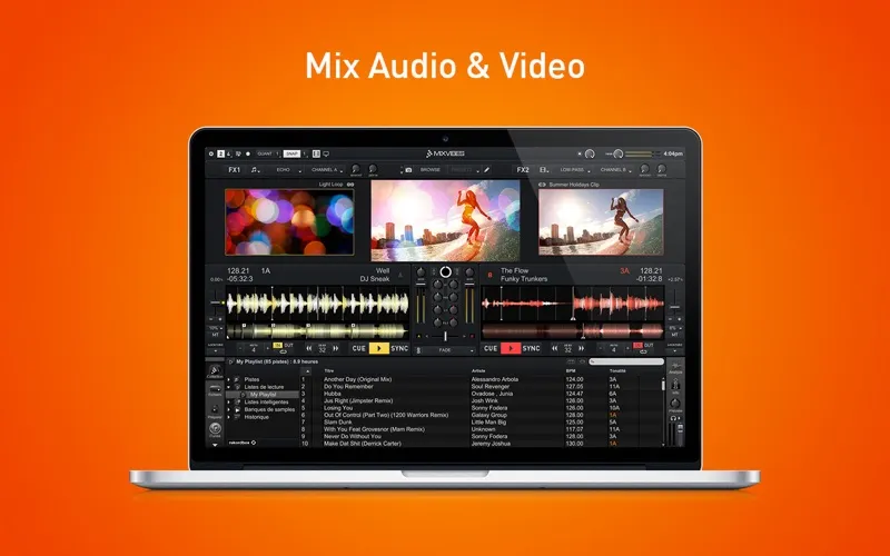 Tangkapan layar Cross DJ