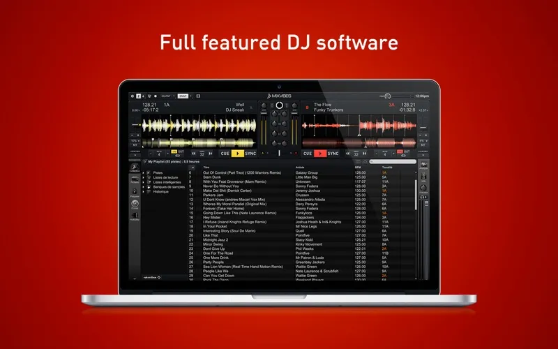 Tangkapan layar Cross DJ